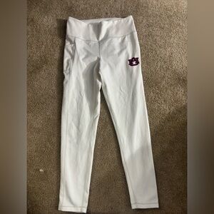 White Auburn Under Armor Leggings